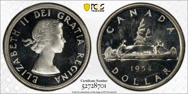 1954 S$1 PL64CAM