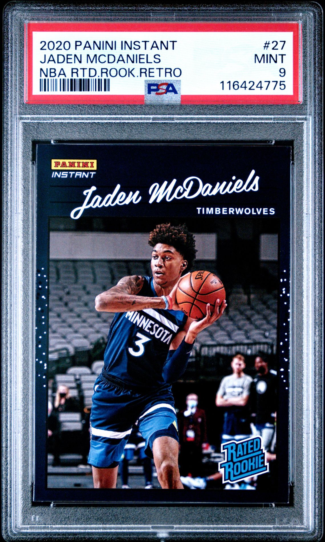 2020 Panini PANINI INSTANT NBA RATED ROOKIE RETRO #27 Jaden Mcdaniels front