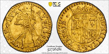 (1559-97) Ducat Fr-273 AU55