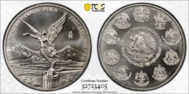2001-Mo Onza Libertad Ag MS68