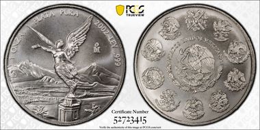 2002-Mo Onza Libertad Ag MS69