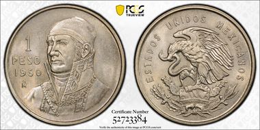 1950-Mo Peso MS66