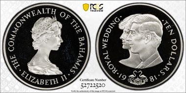 1981 $10 Royal Wedding PR68DCAM