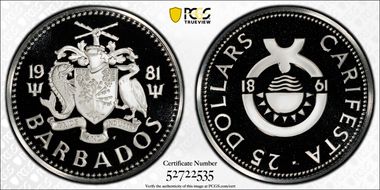 1981-FM $25 Caribbean Festival of Arts PR69DCAM