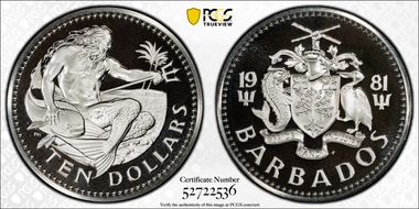 1981-FM $10 PR69DCAM