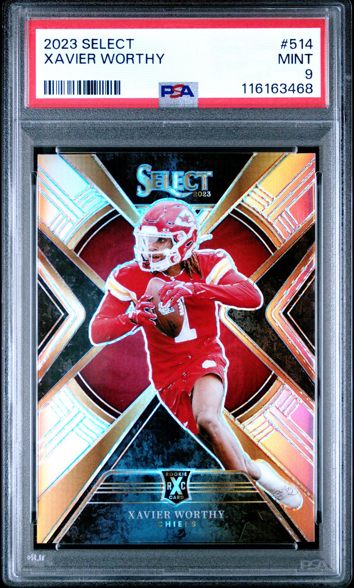 2023 Panini Select Xavier Worthy #514 Mint 9 front