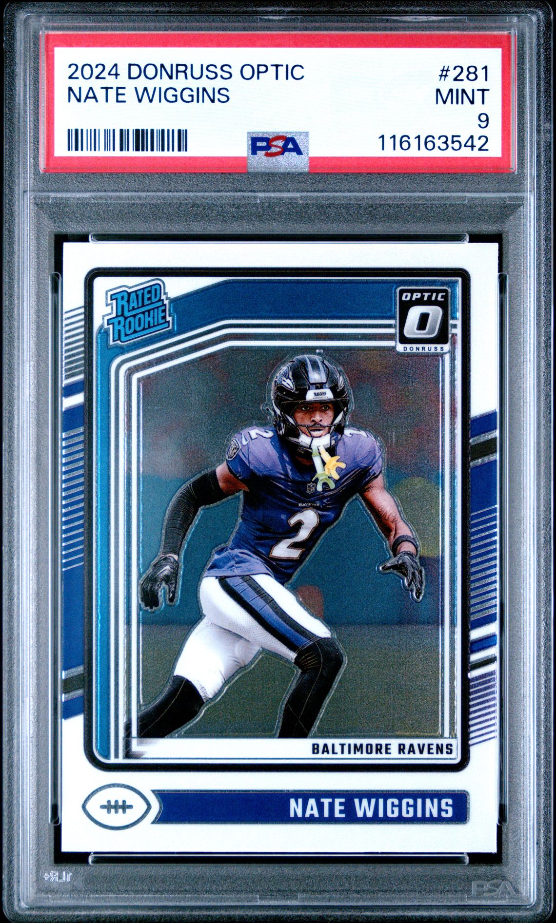 2024 Panini Donruss Optic Nate Wiggins #281 Mint 9 front