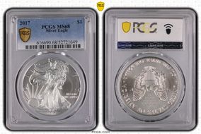2017 $1 Silver Eagle MS68