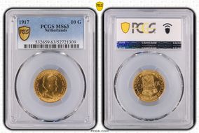 1917 10 G KM-149  Au MS63
