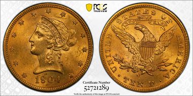 1904-O $10 MS63