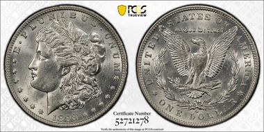 1893-O $1 AU58
