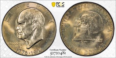 1976-D $1 Type 1 MS66