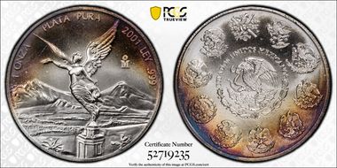 2001-Mo Onza Libertad Ag MS68