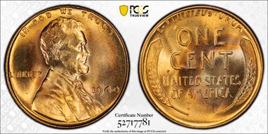 1940 1C MS67+ RD