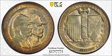 1936 50C Gettysburg MS67