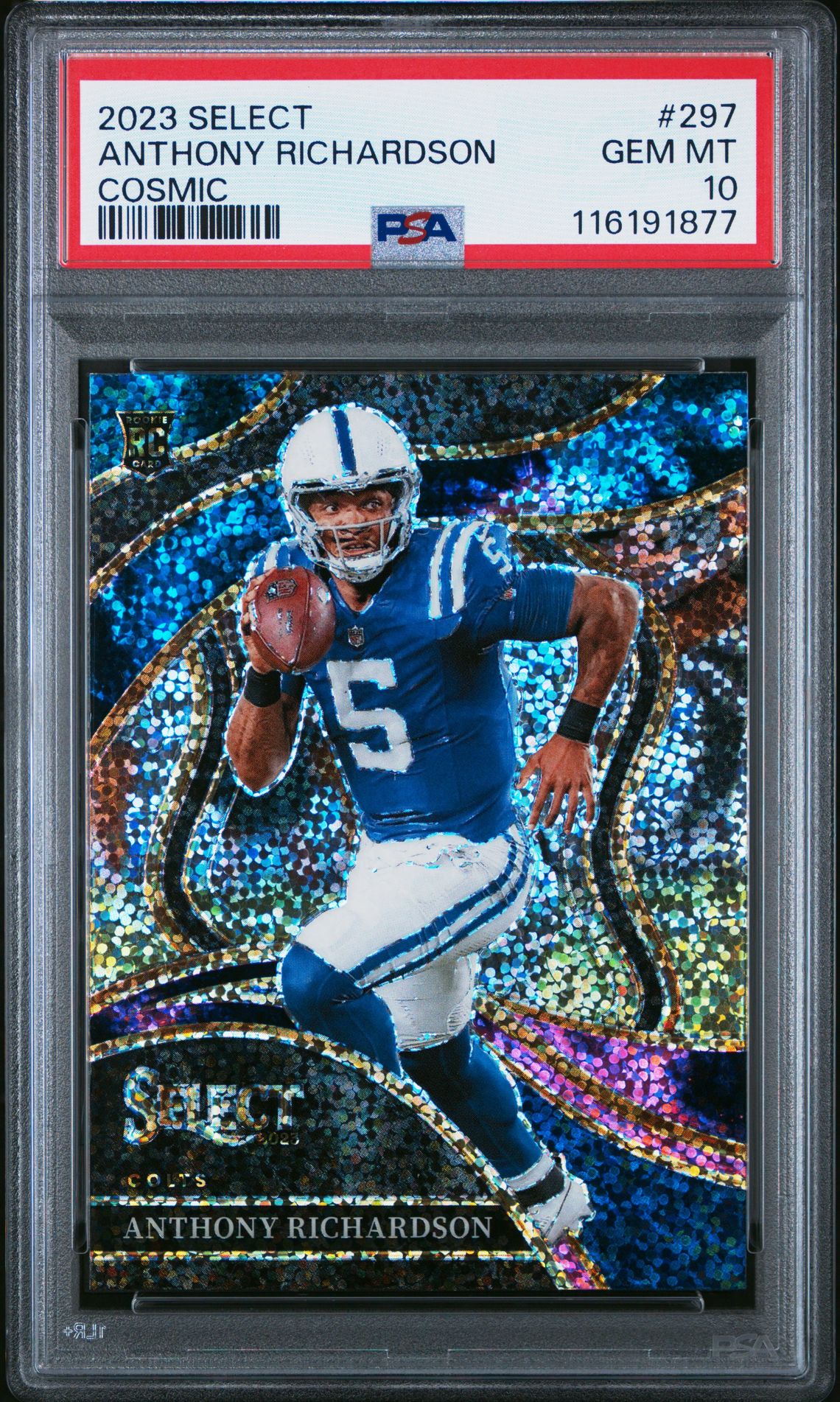 2023 Panini PANINI SELECT COSMIC #297 Anthony Richardson front
