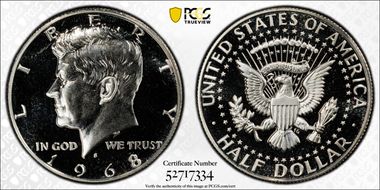 1968-S 50C DDO FS-101 PR68CAM
