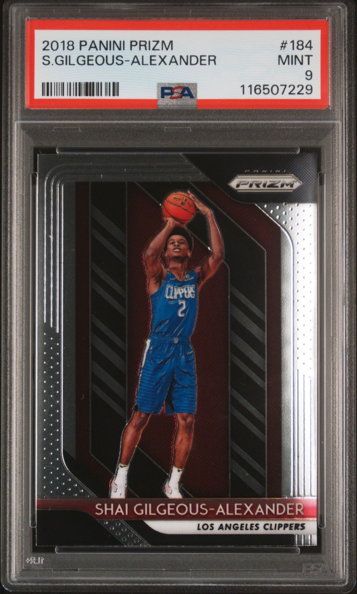 2018 Panini Prizm S.gilgeous-Alexander #184 Mint 9 front
