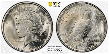 1922-D $1 MS65