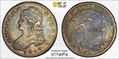 1813 50C O-109a, Single Leaf N1