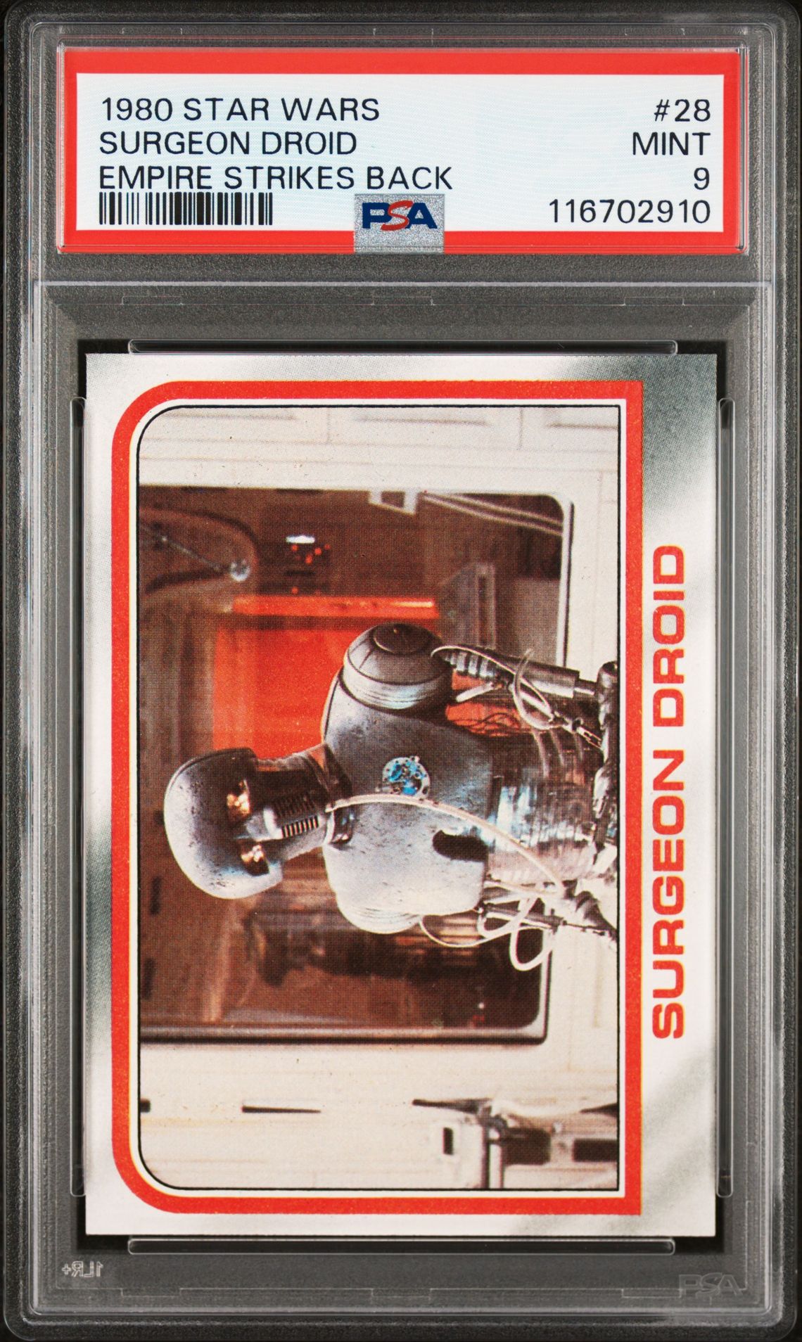 1980 Star Wars STAR WARS EMPIRE STRIKES BACK #28 Surgeon Droid front