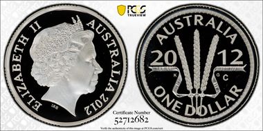 2012-C $1 Wheat Sheaf PR69DCAM