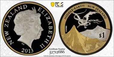 2013 $1 Desolation of Smaug PR69DCAM