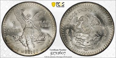 1988-Mo Onza Libertad Ag MS68