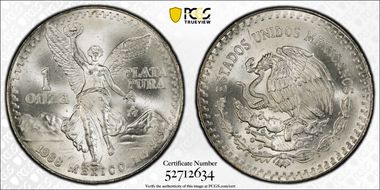 1988-Mo Onza Libertad Ag MS68