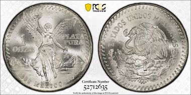 1988-Mo Onza Libertad Ag MS68