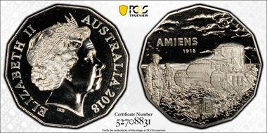 2018 50C Battle of Amiens MS69