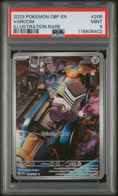 2023 Pokemon Obsidian Flames Illustration Rare #206 Varoom front