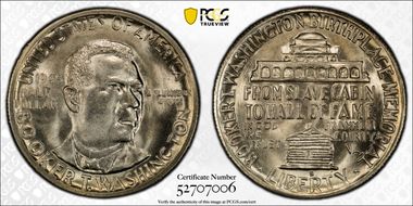 1949-S 50C Booker T. Washington MS67