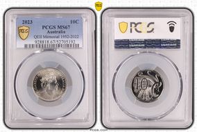 2023 10C QEII Memorial 1952-2022 MS67