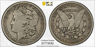 1893-S $1 VG10