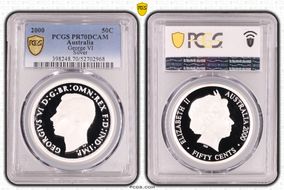 2000 50C George VI Silver PR70DCAM