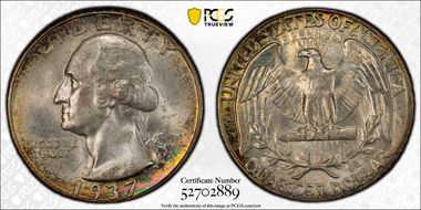 1937 25C MS67