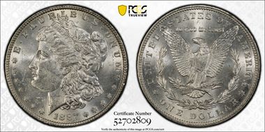 1887 $1 MS61