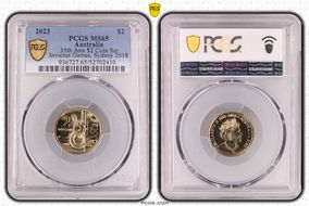 2023 $2 35th Ann $2 Coin Set Invictus Games, Sydney 2018 MS65