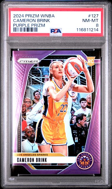 2024 Panini Prizm Purple #127 Cameron Brink front