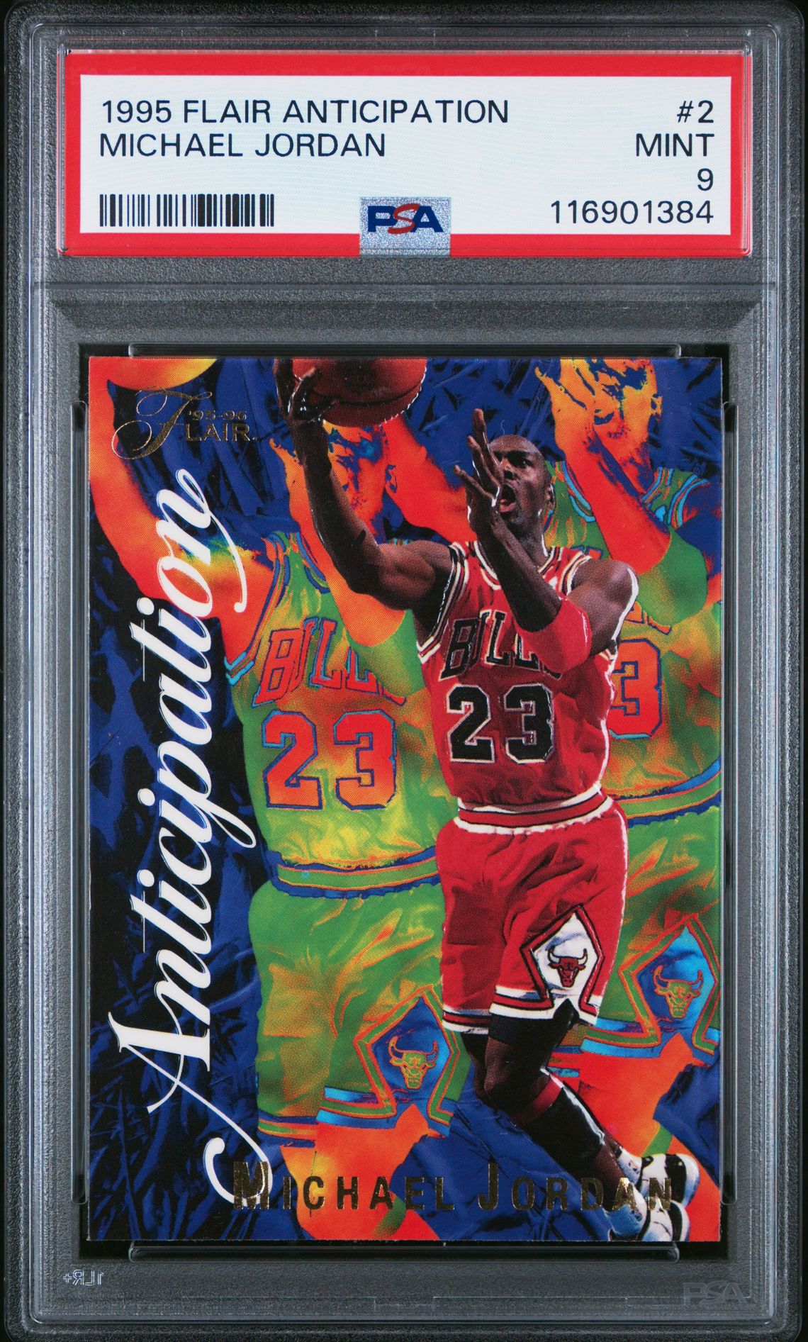 1995 FLAIR ANTICIPATION #2 Michael Jordan front