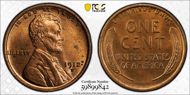 1912-D 1C MS63RB