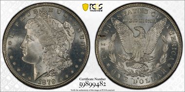 1879-S $1 MS67
