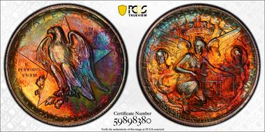 1936 50C Texas MS68+ 