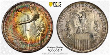 1915-S 50C Panama-Pacific MS68+ 