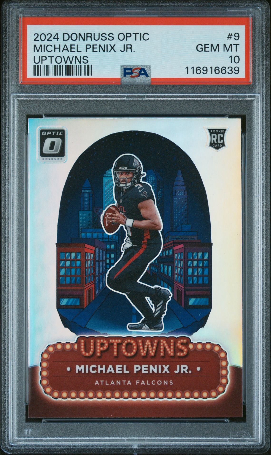 2024 Panini Panini Donruss Optic Uptowns #9 Michael Penix Jr. front
