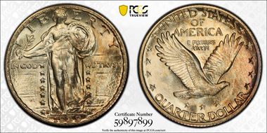 1929-S 25C MS65FH