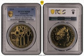 2016 $5 Battle of Long Tan 1966 MS68