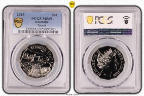 2015 50C Tobruk MS69