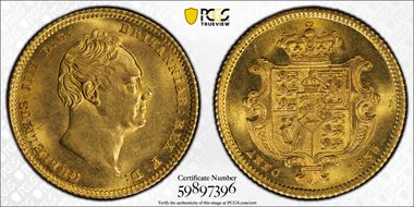 1835 1/2 Sov S-3831 MS62